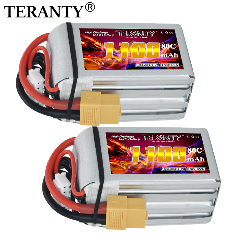 Drone Rc Race - Bateria Lipo TERANTY 4S 1100mAh 80C/160C