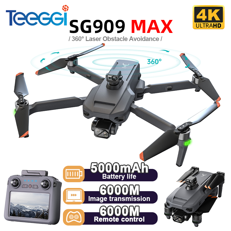 Drone Rc Gps - Drone Teeggi SG909 MAX GPS com