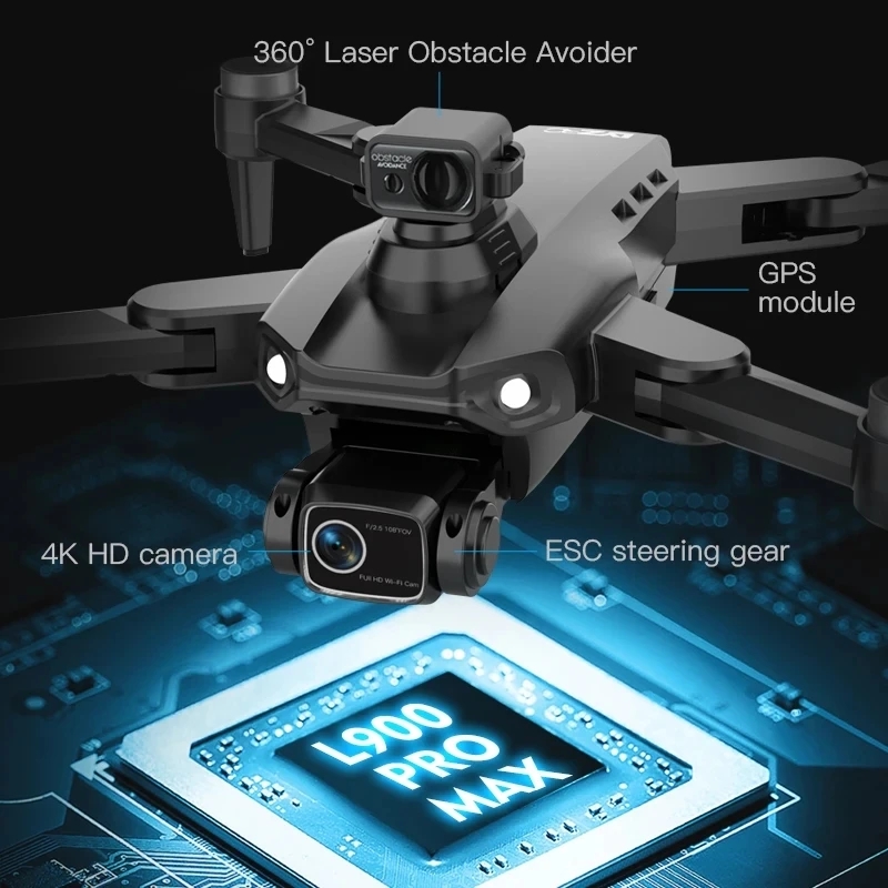 L900 Pro MAX GPS Drone 4K Prof - Drone Rc Gps avaliação e preço
