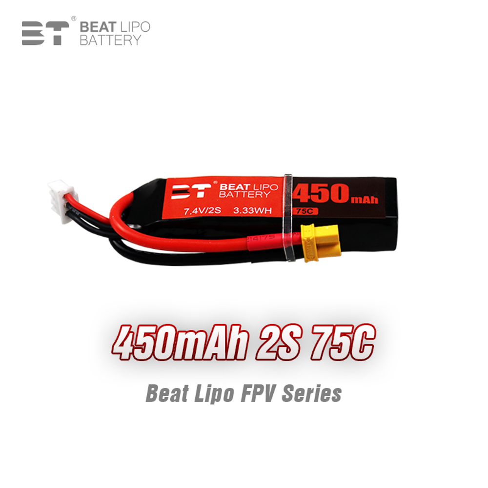 Bated 2s 7.4v 450mah 75c bater - Drone Rc Race avaliação e preço
