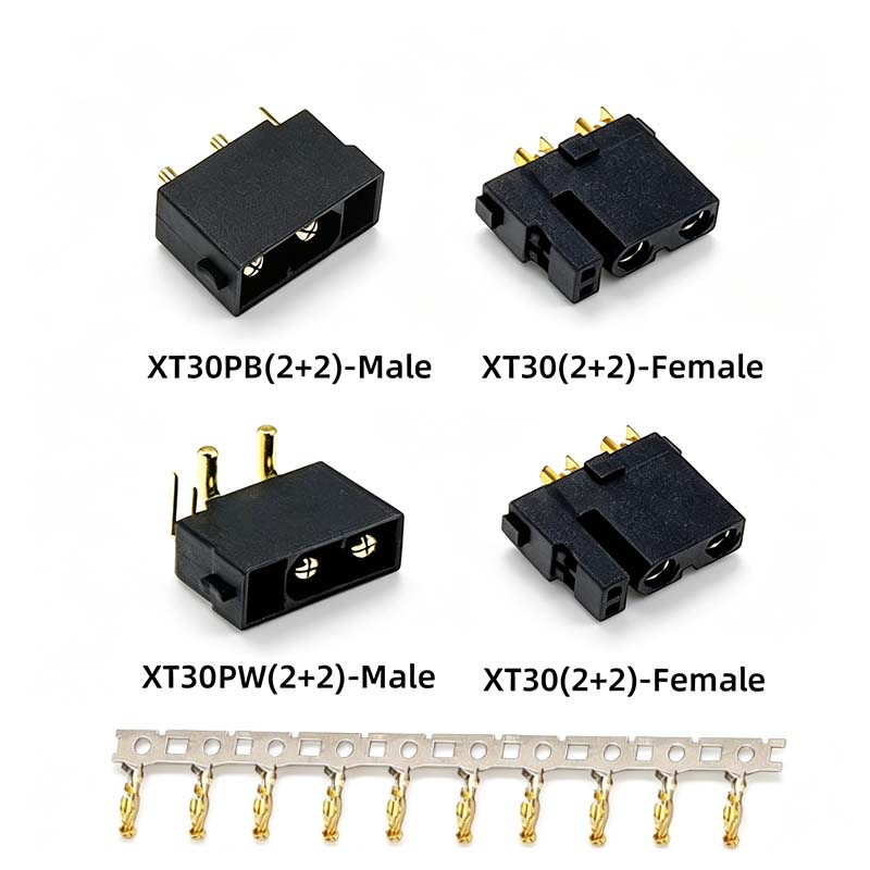 5PCS Amass XT30(2+2)-F XT30PB( - Drone Rc Link avaliação e preço