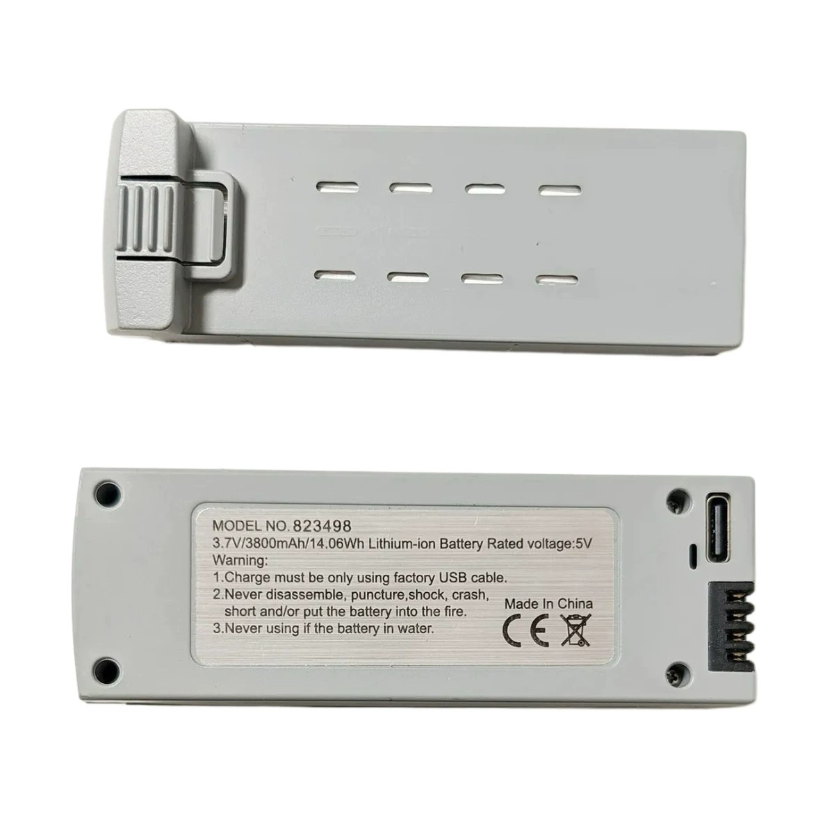 823498 3.7V 3800mAh para B8S S - Drone Zll Rc avaliação e preço