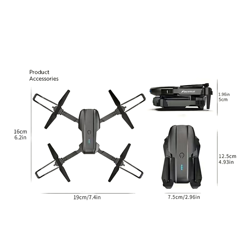 Drone RC Mini FACEGLE UAV E99, - Drone Rc Harness avaliação e preço