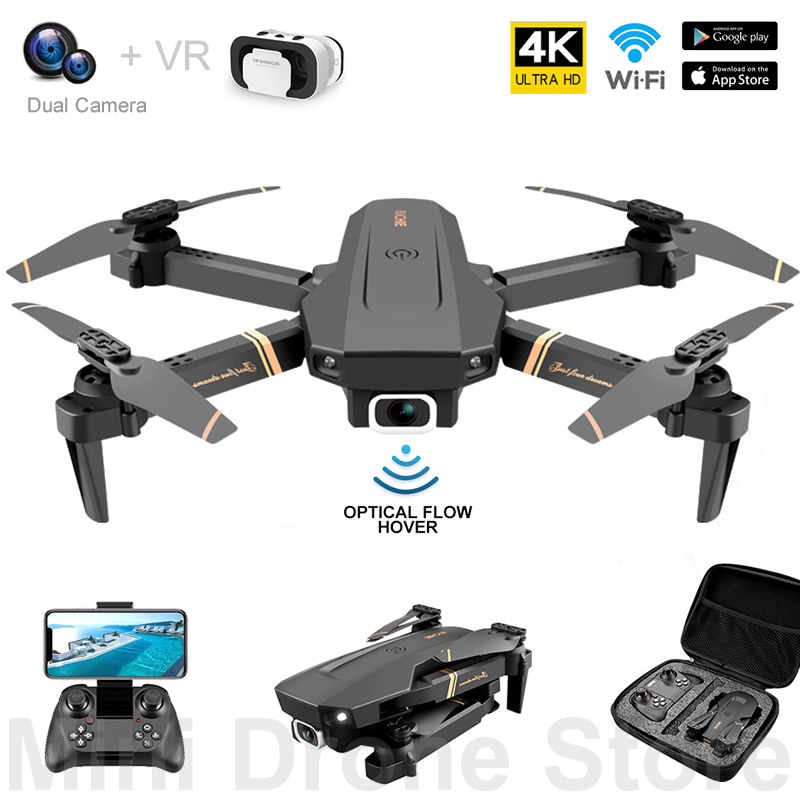 V4 fácil voar mini fpv drone 4 - Drone Rc V4 avaliação e preço