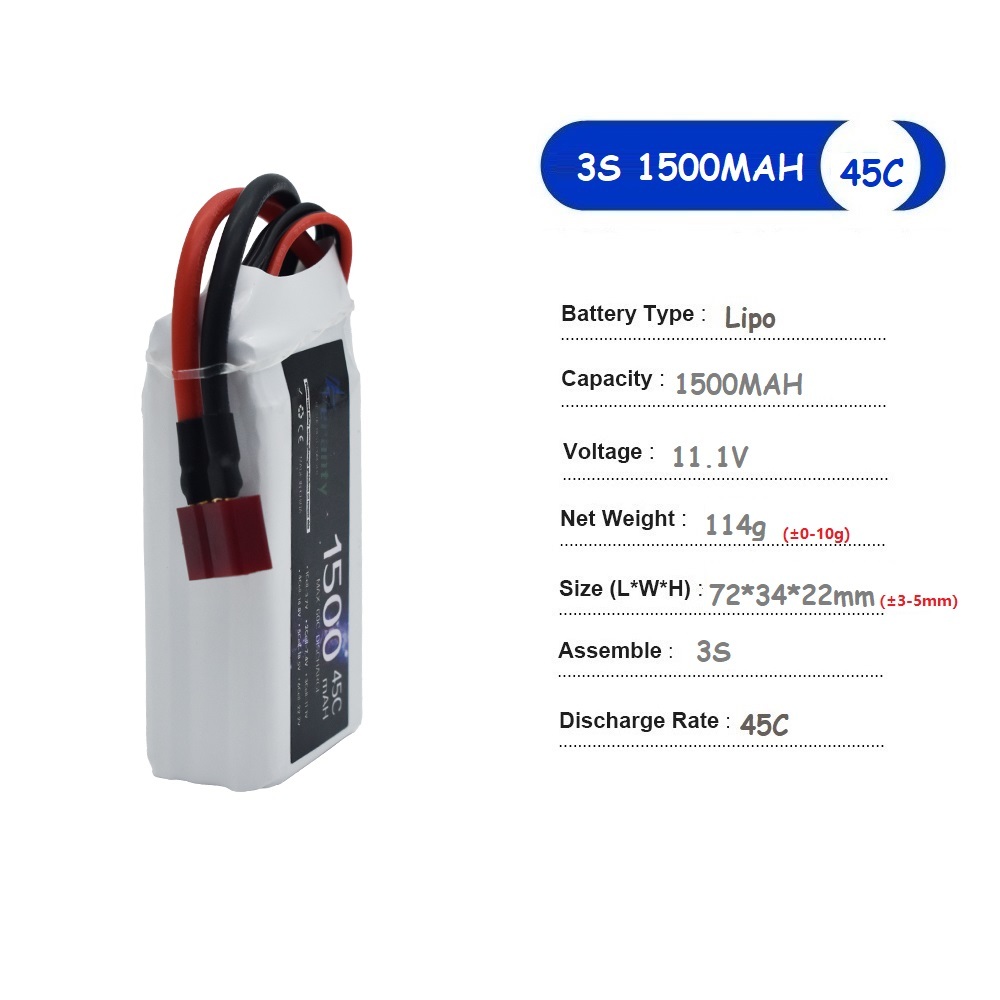 Bateria lipo 11.1v 3s 1500mah  - Drone Rc Race avaliação e preço