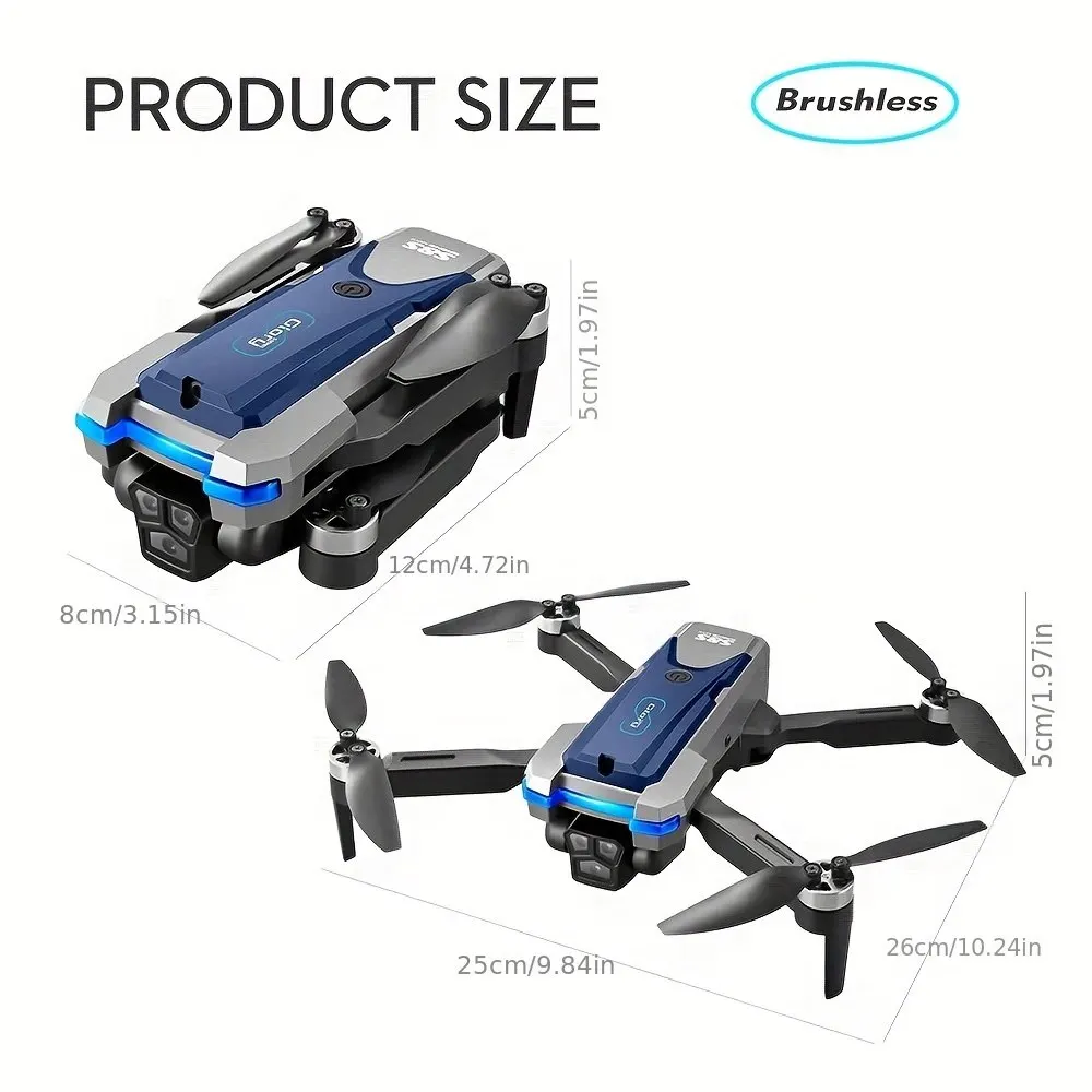 Dobrável RC S8S GPS Drone, 5G  - Drone Rc Gps avaliação e preço