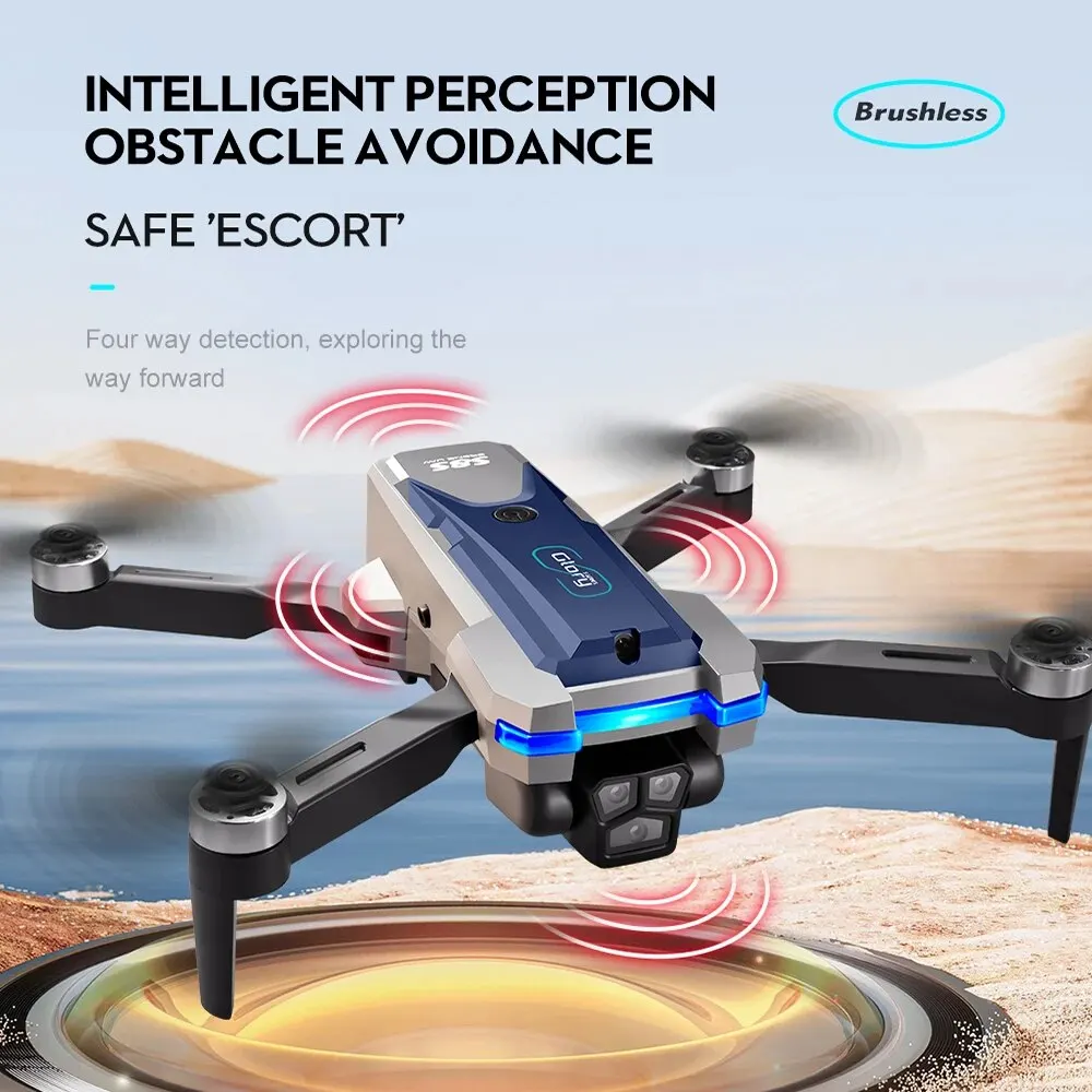 Dobrável RC S8S GPS Drone, 5G  - Drone Rc Gps avaliação e preço