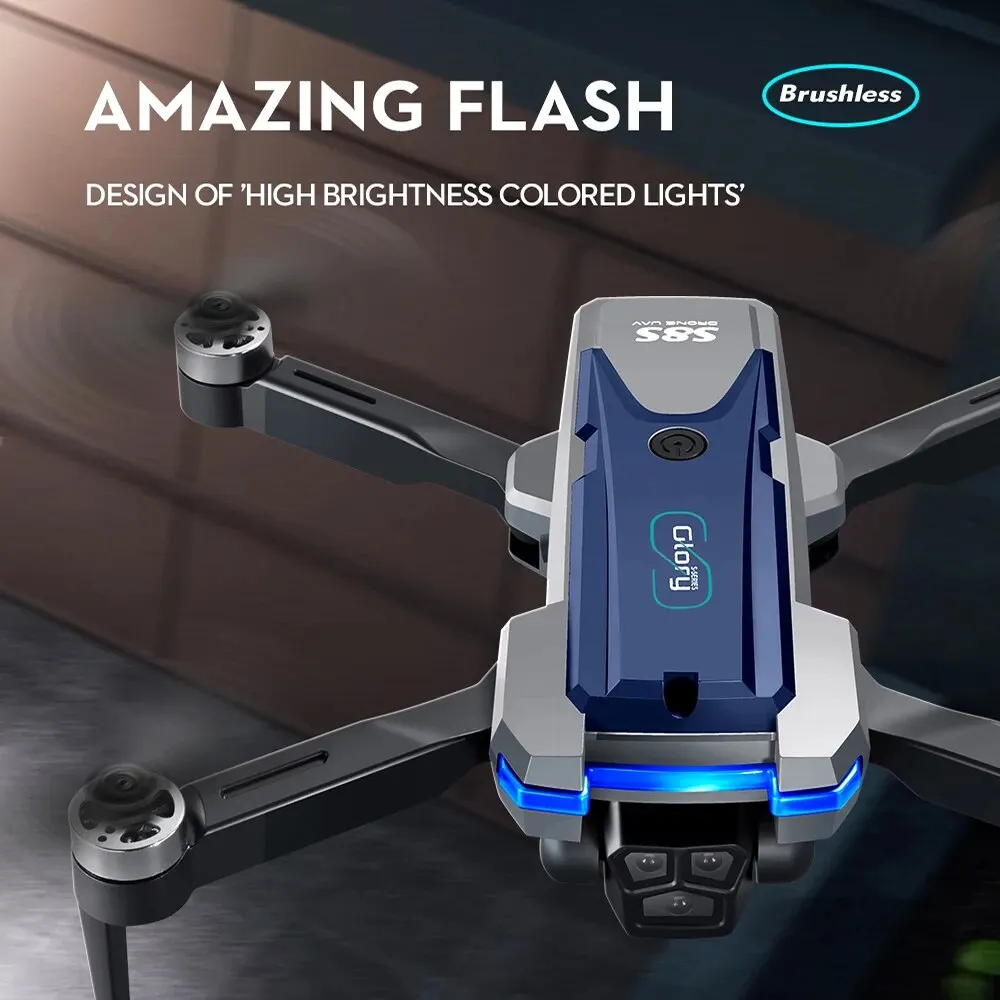 Dobrável RC S8S GPS Drone, 5G  - Drone Rc Gps avaliação e preço